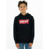 Sweat Levi's Batwing Screenprint Hoodie Noir Enfant
