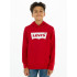 Casaco com capuz Levi's Batwing com serigrafia Vermelho/Branco Rapazes