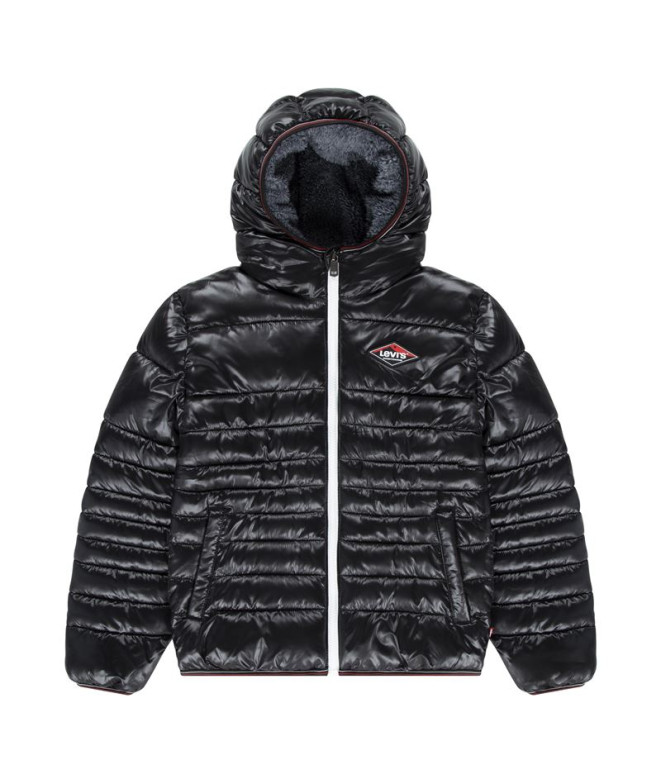 Casaco Levi's Sherpa Lined Mdwt Puffer J para rapaz Preto