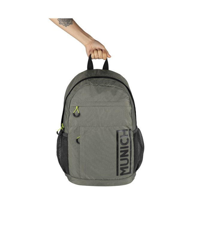 Mochila Munich Gym Sports 2.0 Slim Caqui