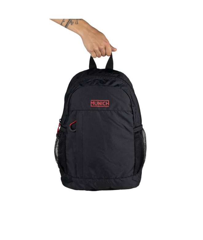 Mochila Munich Gym Sports 2.0 Slim Pequena Preta