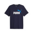 Camiseta Casual Puma Ess+ 2 Col Logo Navy Homem