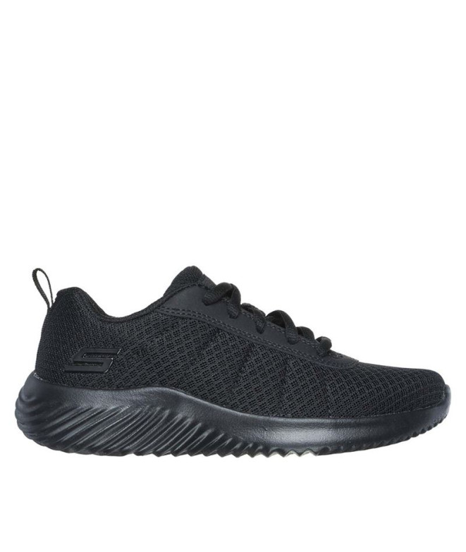 Sapatilhas Skechers Bounder - Karonik Menino Preto Têxtil / Sintético / Guarnição