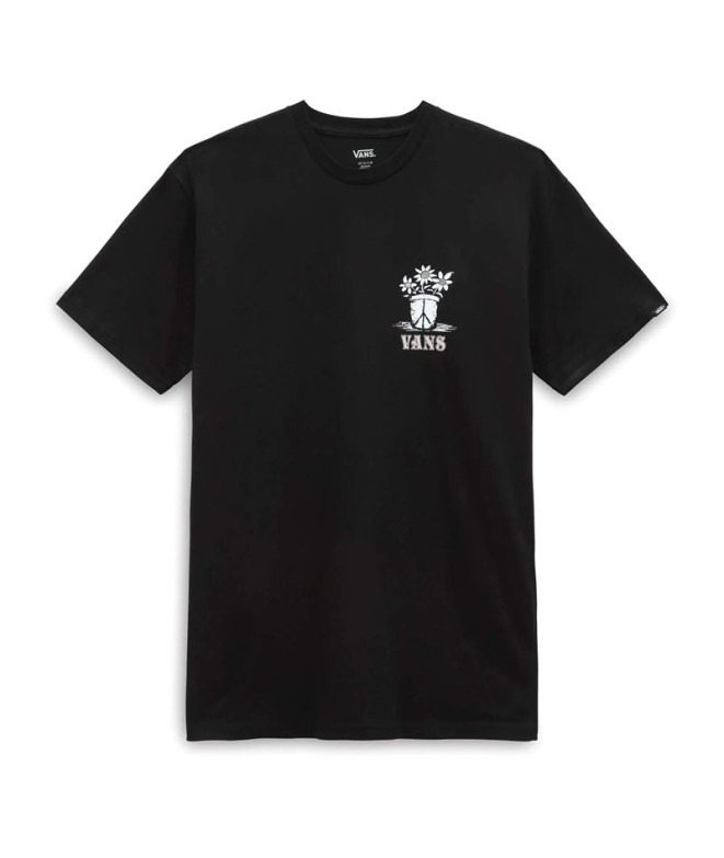 T-shirt Vans Paz Head Homem Negro