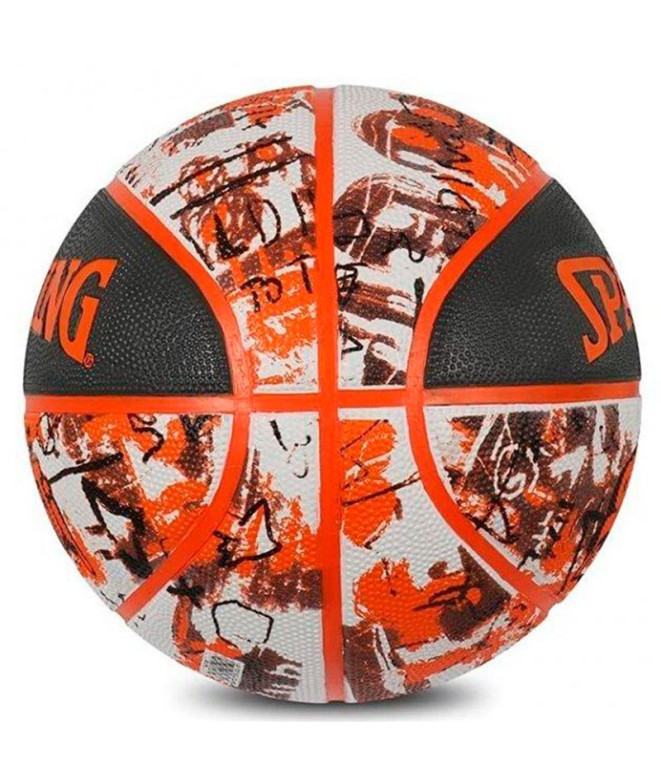 Pelota de Baloncesto Spalding Orange Graffiti...