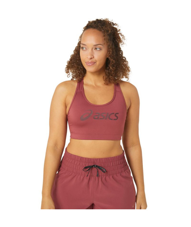 Brassiere de sport ASICS Core Logo Femme Rouge/Port Royal