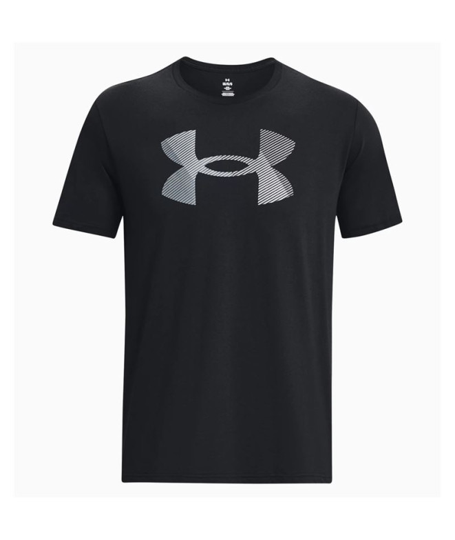 Camiseta de Fitness Under Armour Big Logo Fill Ss Hombre Negro