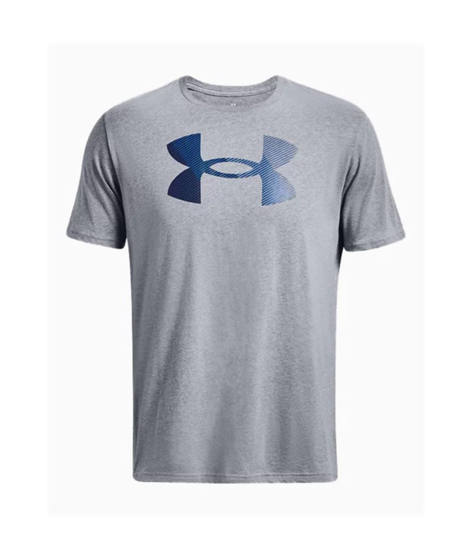 T-shirt Fitness Under Armour Homme by Big Logo Fill Ss Grey