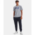 Camiseta Fitness Under Armour Homem por Big Logo Fill Ss Cinzento