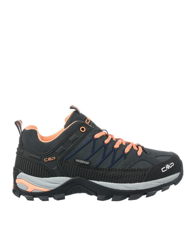 Mountain Chaussures Campagnolo Rigel Low Trekking Wp Femme Gris foncé