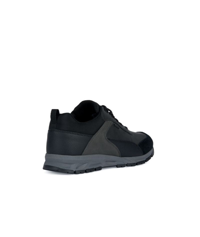 Chaussures Geox Delray Abx Noir/Graphite Homme