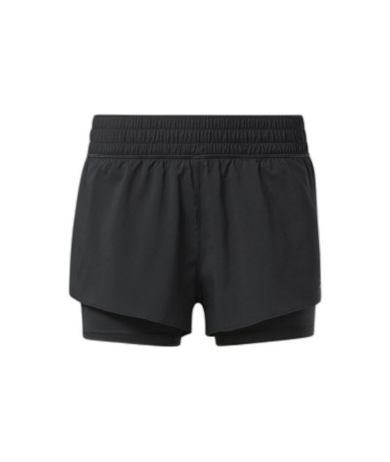 Pantalon de Running Reebok Wor Run 2 In 1 Short Femme