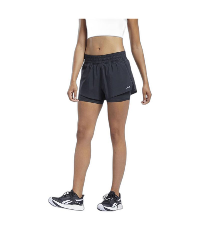 Calça de Running Reebok Wor Run 2 In 1 Short...