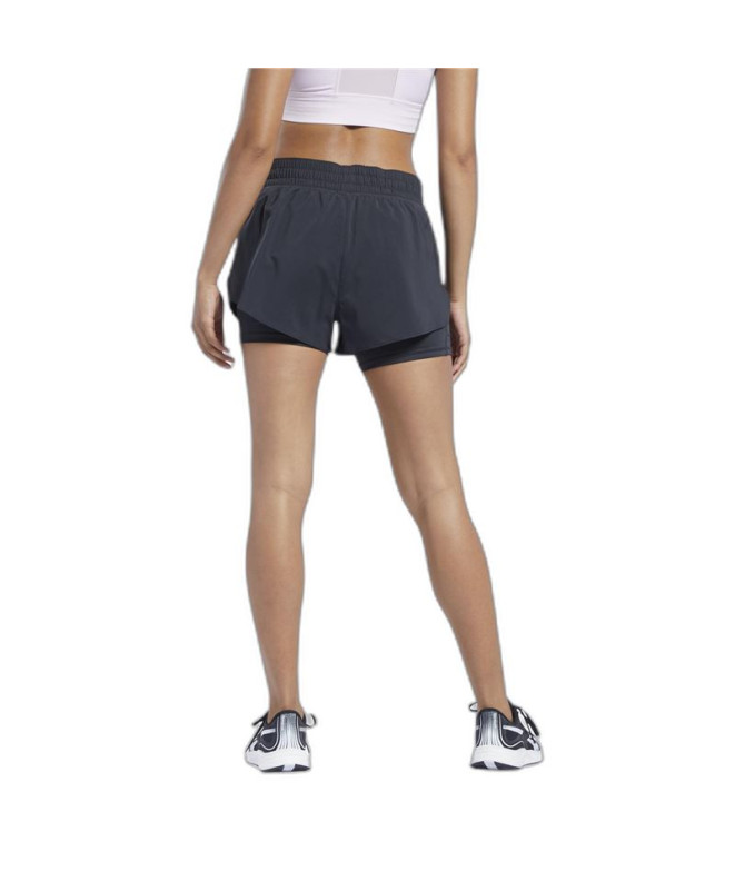 Pantalon de Running Reebok Wor Run 2 In 1 Short...