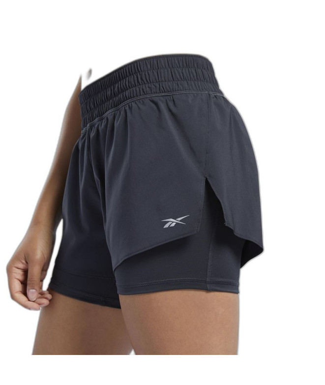 Pantalon de Running Reebok Wor Run 2 In 1 Short...