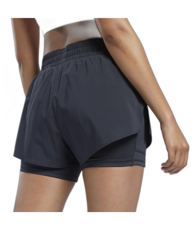Calça de Running Reebok Wor Run 2 In 1 Short...