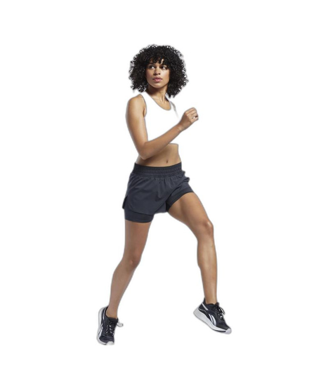 Pantalón de Running Reebok Wor Run 2 In 1 Short...