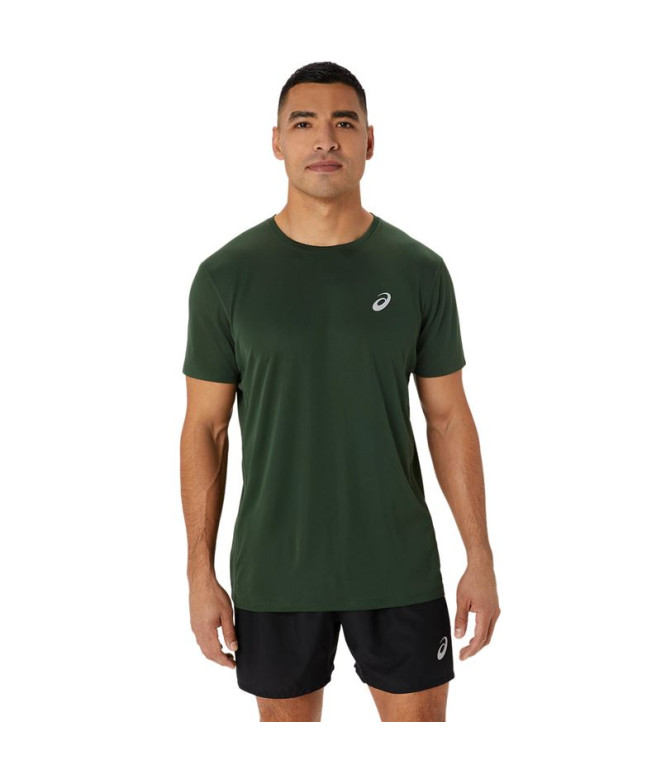 Camiseta de Running ASICS Core Ss Top Hombre Rain Forest
