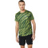 Camiseta de Running ASICS Core All Over Print Ss Top Hombre Cactus/Rain Forest