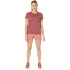 ASICS Core Ss Top Feminino Running Top Vermelho