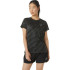 Top de running para mulher ASICS Core All Over Print Preto