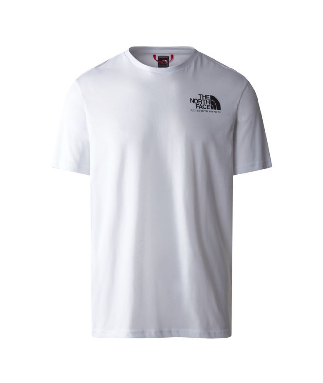 T-shirt de Montagne The North Face Coordinates White Homme