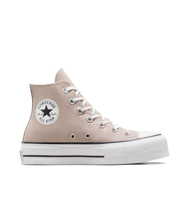 Chaussures Converse Chuck Taylor All Star Lift Hi Wonder Stone/White/Black Femme