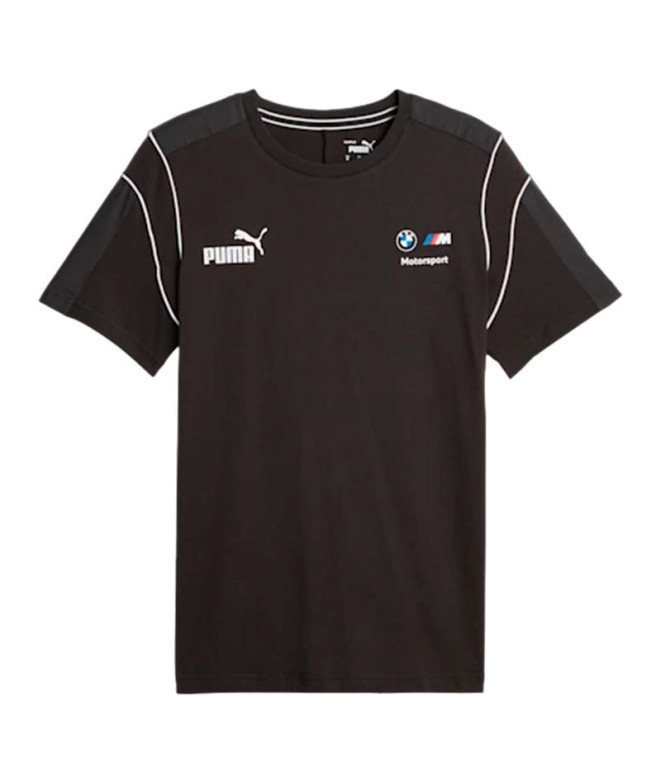 Camiseta Casual Puma Bmw Mms Mt7 Preto Homem