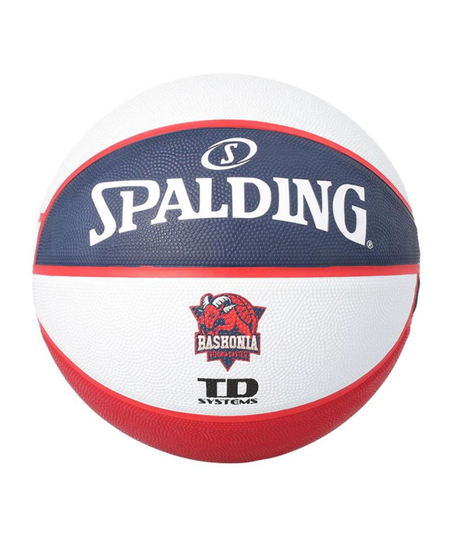 Ballon de basket Spalding Baskonia Vitoria Gasteiz Sz7 Rubber EL TEAM 2018