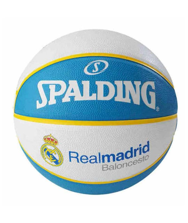 Pelota de Baloncesto Spalding Real Madrid Sz7 Rubber EL TEAM 2018