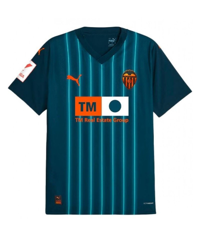 Camiseta Futebol de Puma Valencia C.F. Away Repl Homem