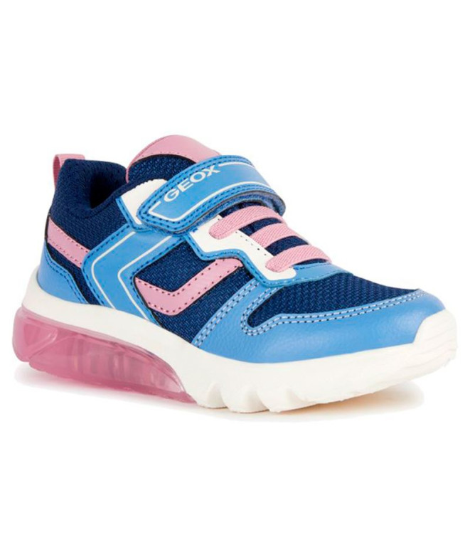 Chaussures Geox Ciberdron Fille Marine/Rose