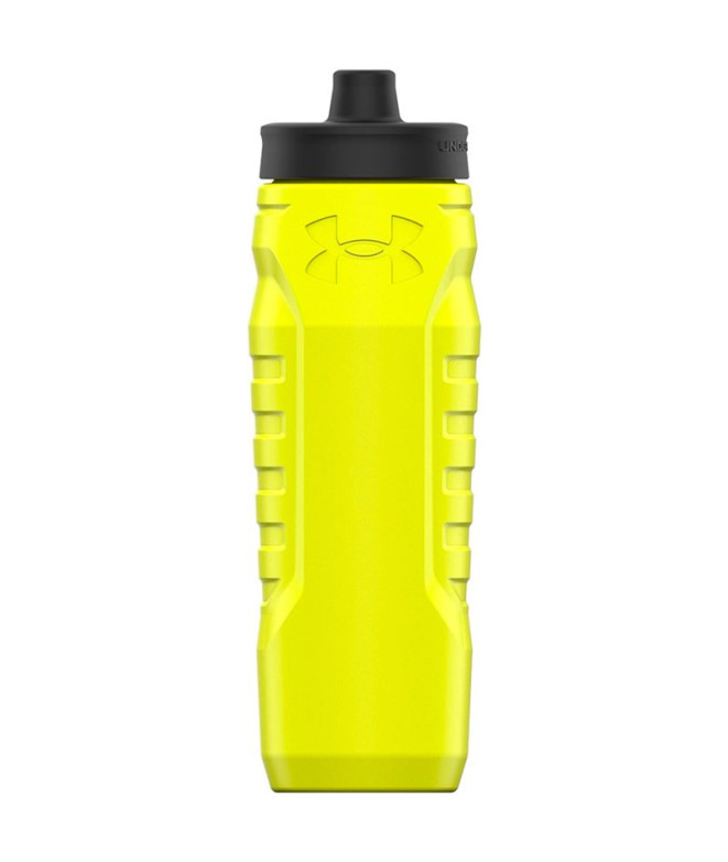 Garrafa Under Armour Squeeze de linha lateral Amarelo Alta Visibilidade 950 ml