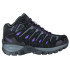 Botas de montanhismo Hi-Tec Corzo Mid Waterproof Preto/Carvão/Berry para mulher