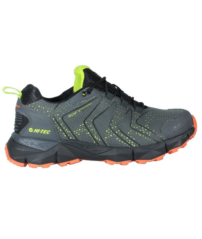 Mountain Chaussures Hi-Tec Kinyeti Waterproof Charcoal/Limoncello Homme