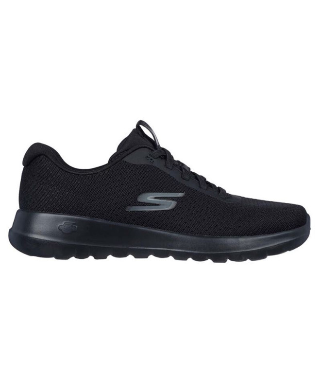 Sapatilhas Skechers Go Walk Joy - Sea Wi Mulher Preto Têxtil/ Guarnição