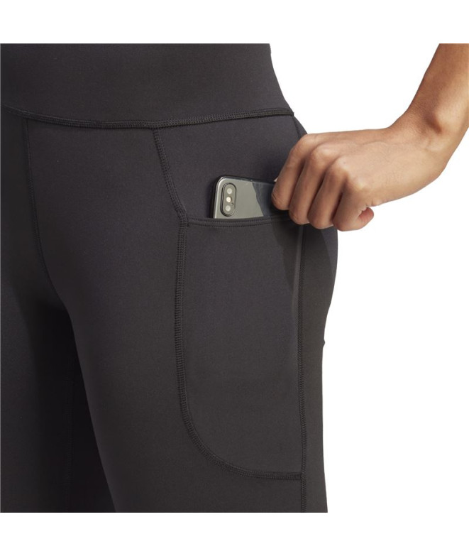 Malhas de Running adidas Dailyrun 7/8 Mulher Preto