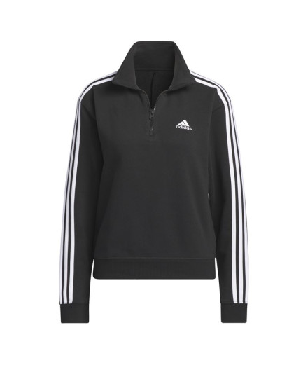 Sweatshirt adidas 3S Ft Qz Mulher Sweatshirt adidas 3S Ft Qz Mulher
