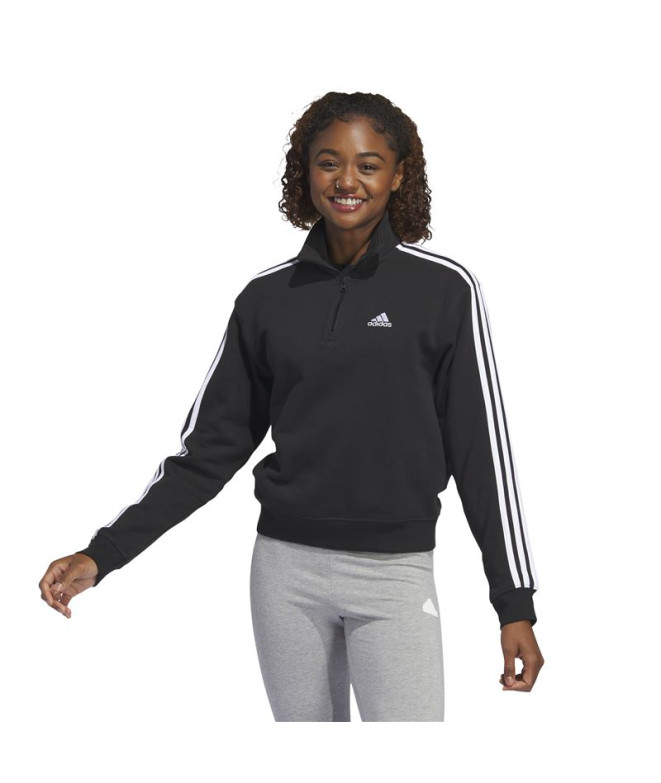 Sweatshirt adidas 3S Ft Qz Mulher