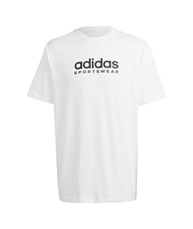 Camiseta homem Corte largo Gola redonda 100% algodão adidas