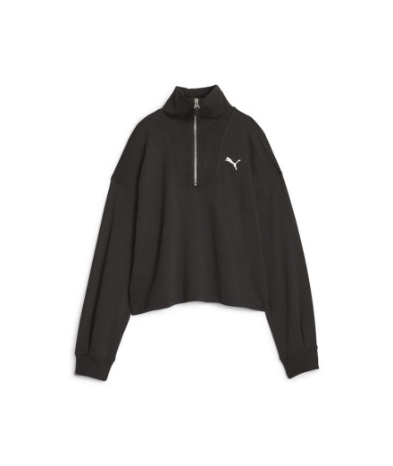Sweat Puma Her High-Neck Hz Femme Noir