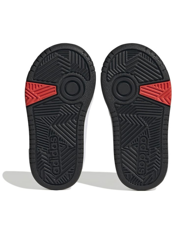 Chaussures adidas Hoops 3.0 CF Enfant Blanc