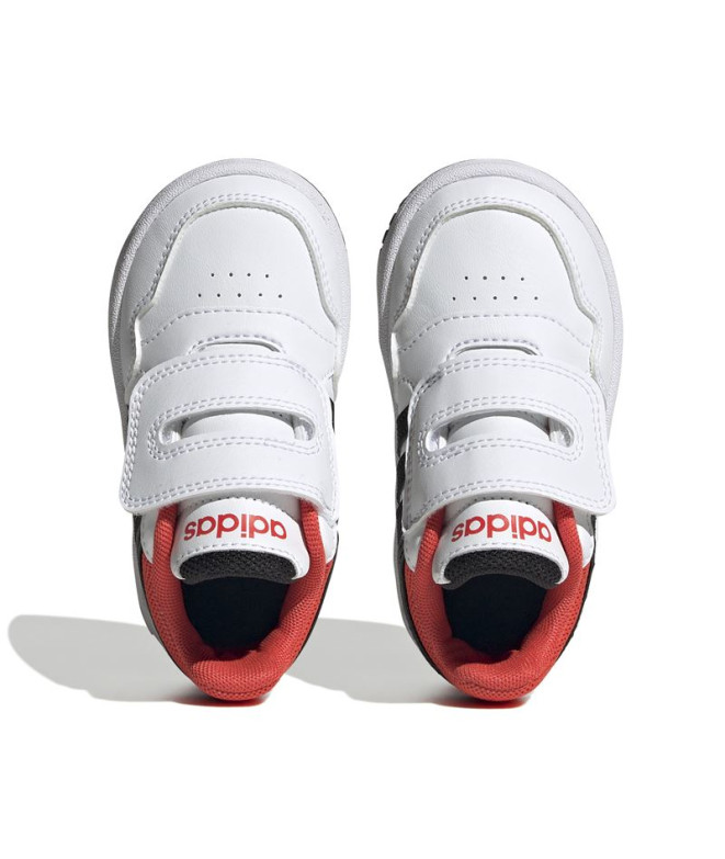 Chaussures adidas Hoops 3.0 CF Enfant Blanc