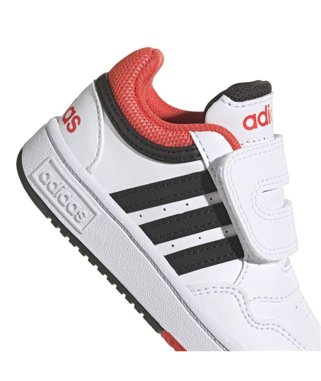 Chaussures adidas Hoops 3.0 CF Enfant Blanc