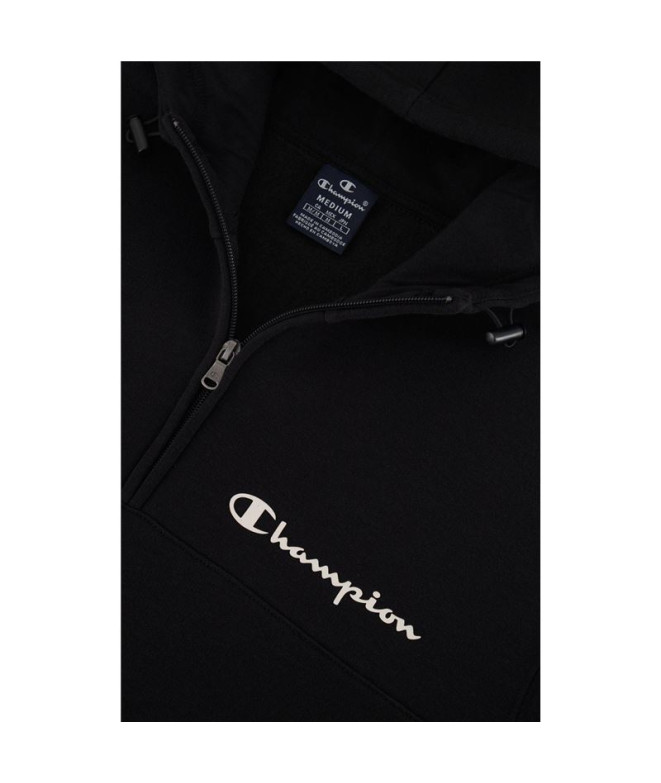 Sweatshirt Champion Zip Legacy Preto Homem