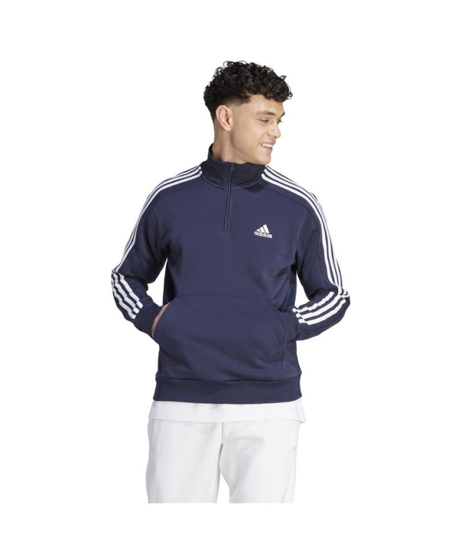 Moletom adidas 3S Fl 1/4 Z Homem