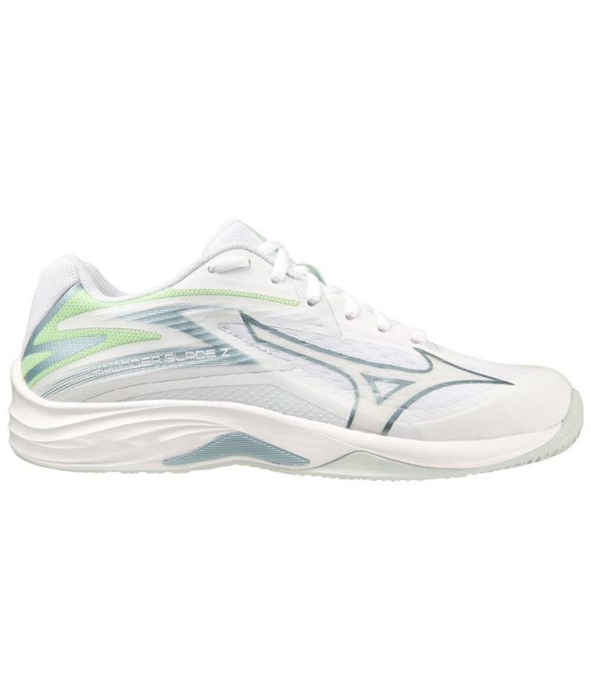 Chaussures Volley-ball Mizuno de Thunder Blade Z White Femme