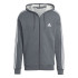 Moletom adidas 3S Fl Fz Hd Homem