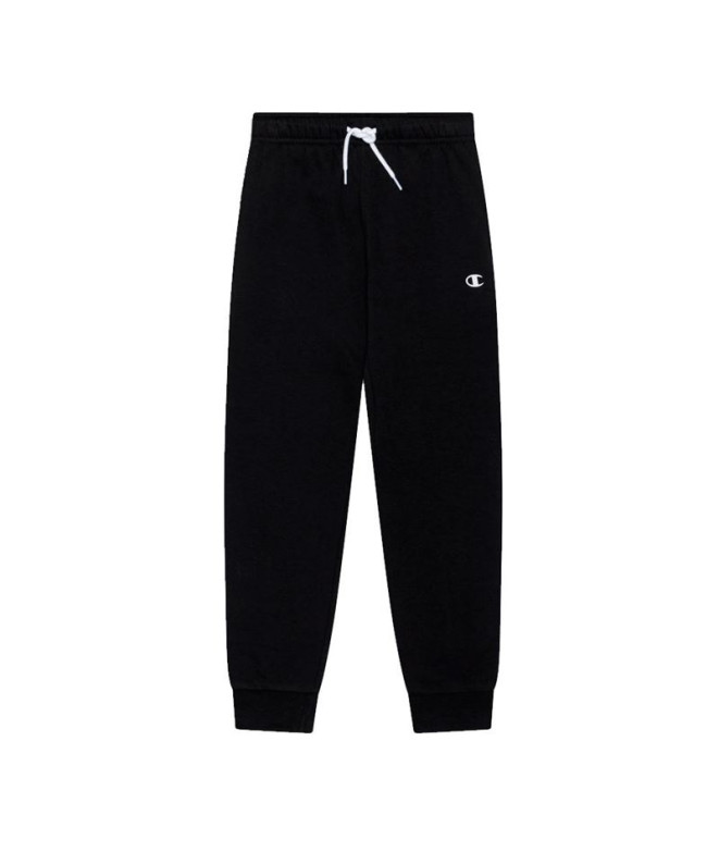 Pantalones Champion Rib Cuff Legacy Negro Niño