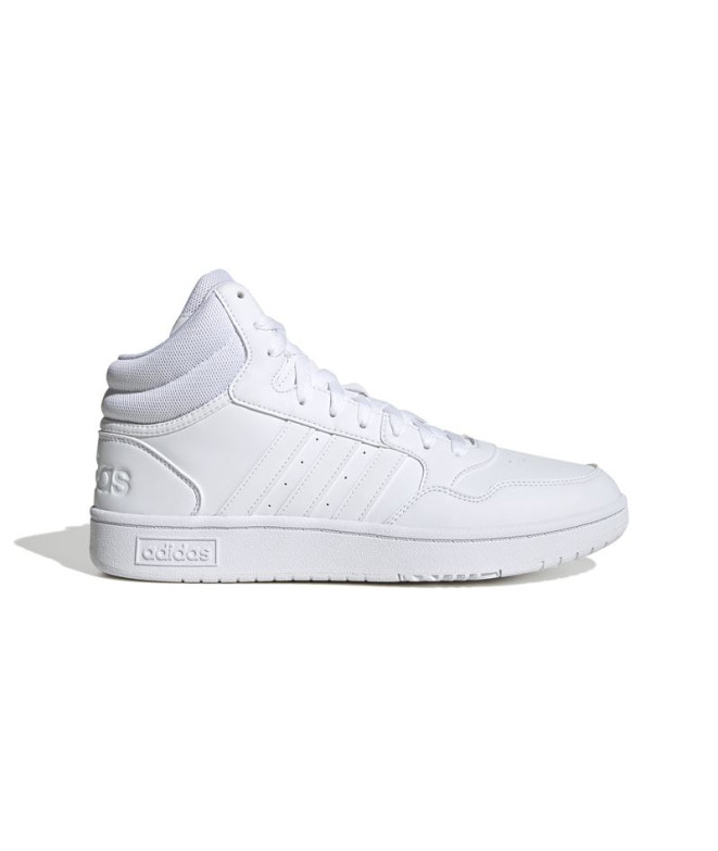 Sapatilhas adidas Hoops 3.0 Mid Homem Branco